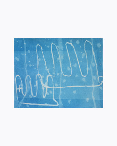 木下 理子 “反芻 #1” 2025, Cyanotype on paper, 31.5 x 40.5 cm © Riko Kinoshita