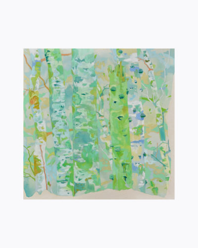 奥山 帆夏 “film place” 2023, Oil on panel, 72.7 x 72.7 cm © Honoka Okuyama