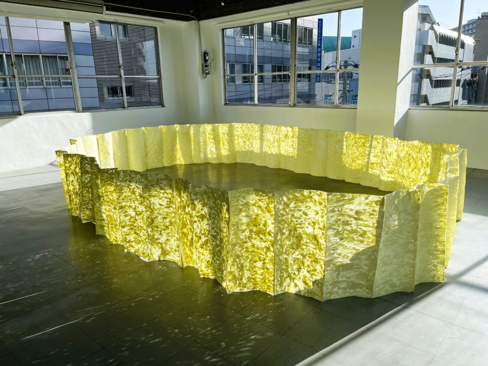 木下理子 個展「LAND」2022、Gallery & Space TATSUMI / 筆者撮影