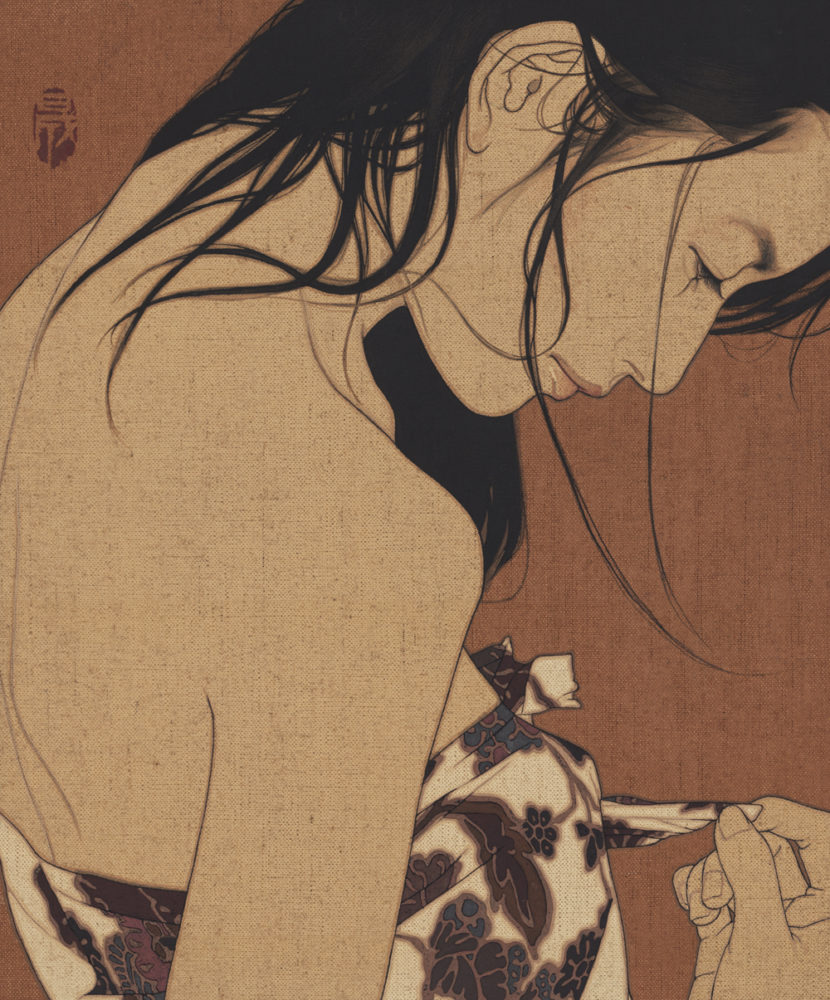 池永 康晟 “結び目・マキ（女・龍宇堂マキ）” 2016
