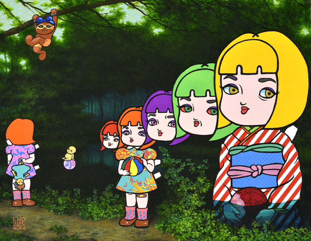 YOSHIDA Mikiho “Folklore of the new adaptation no.5  Karouto Yuraitan no.2” 2021