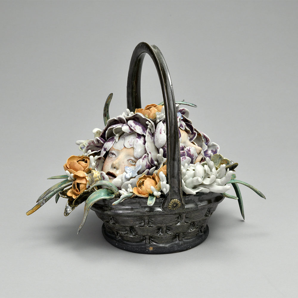 MURAKAMI Hitomi “A flower basket that never cries” 2022