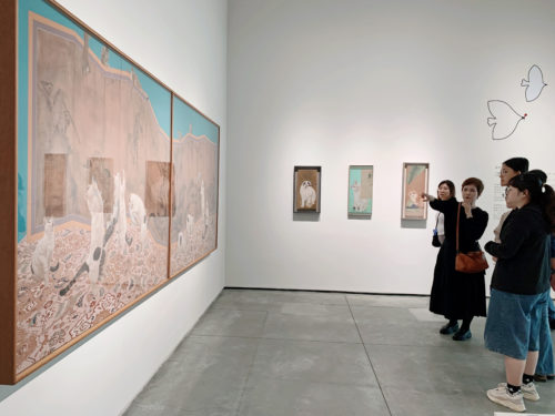 Exhibition of Chen Pei Yi's works at a museum in Taiwan