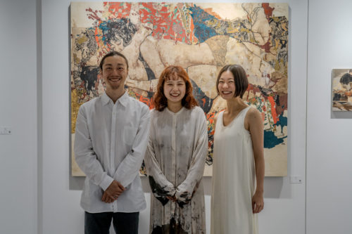 ライブドローイングの様子をUPしました｜沖綾乃個展